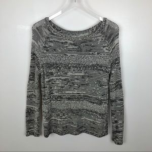 Lou & Grey Loose Knit Space Dye Sweater